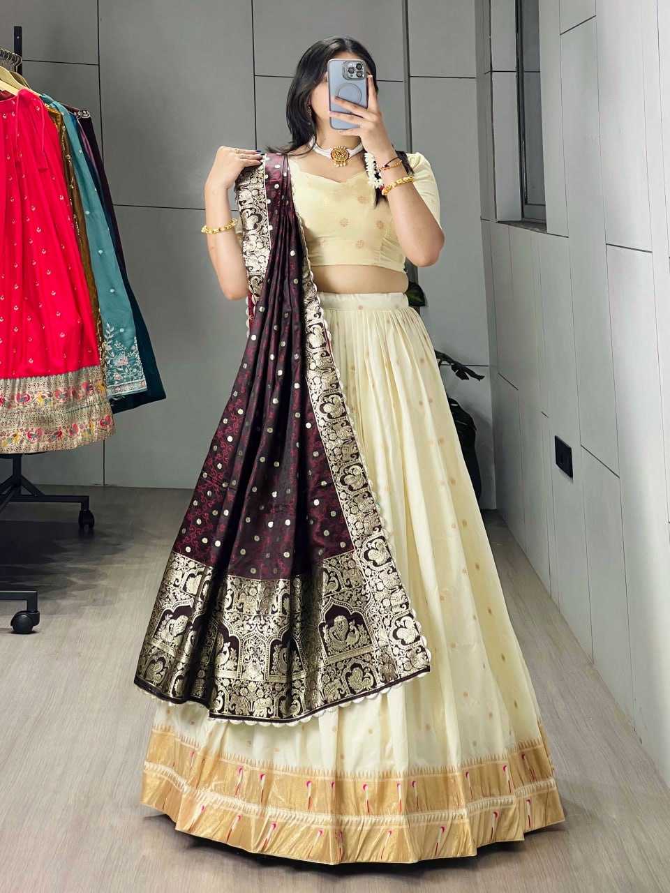 YNF Wholesale Paithani Silk Traditional Lehenga RIN119 Tatva | Surat Manufacturer