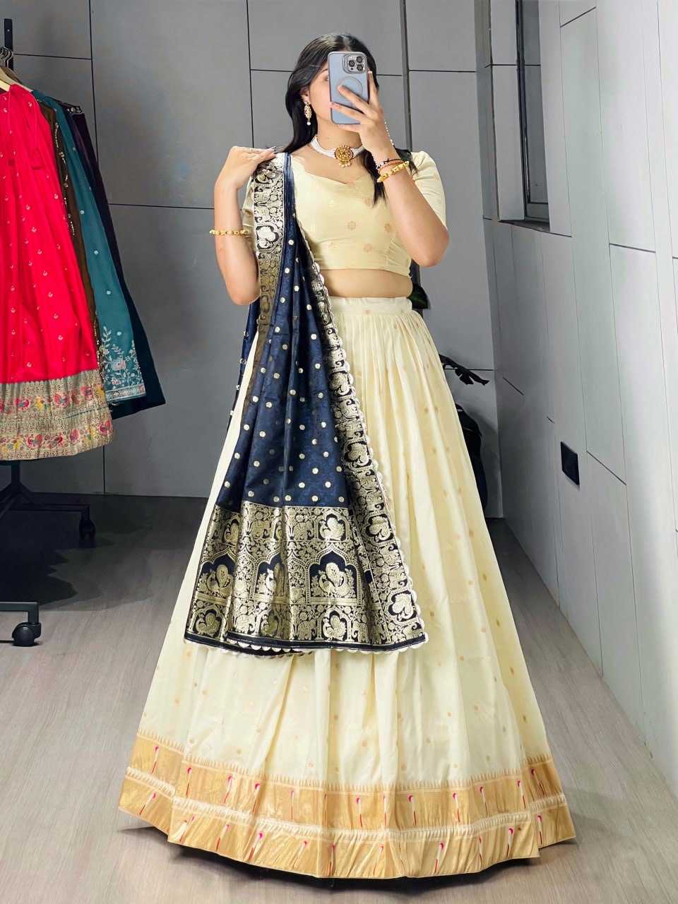 YNF Wholesale Paithani Silk Traditional Lehenga RIN119 Tatva | Surat Manufacturer