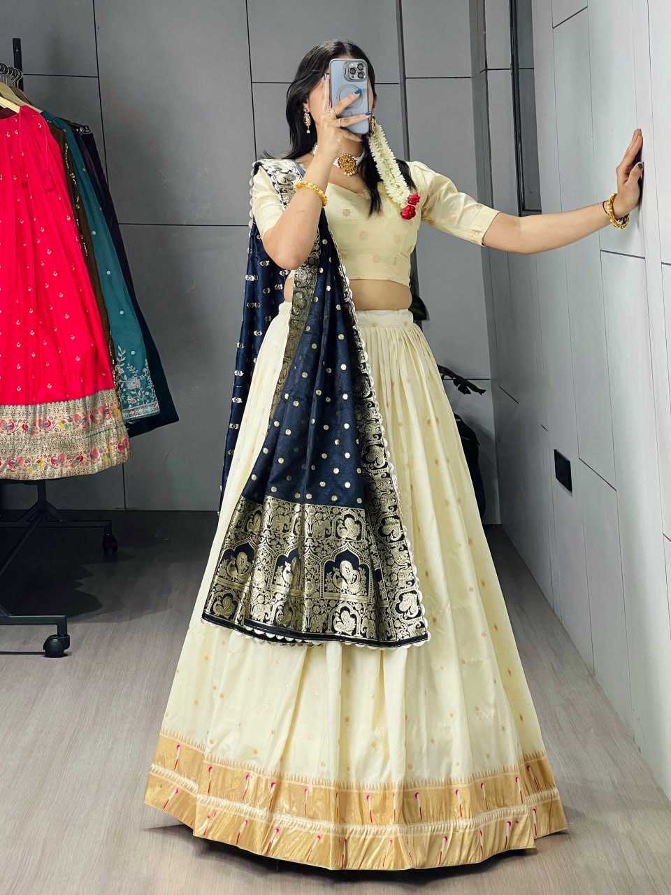 YNF Wholesale Paithani Silk Traditional Lehenga RIN119 Tatva | Surat Manufacturer