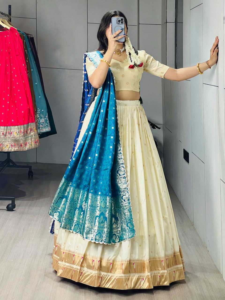 YNF Wholesale Paithani Silk Traditional Lehenga RIN119 Tatva | Surat Manufacturer