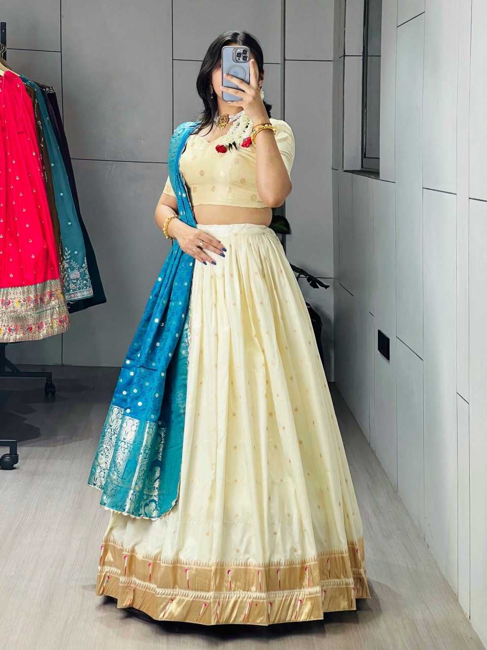 YNF Wholesale Paithani Silk Traditional Lehenga RIN119 Tatva | Surat Manufacturer