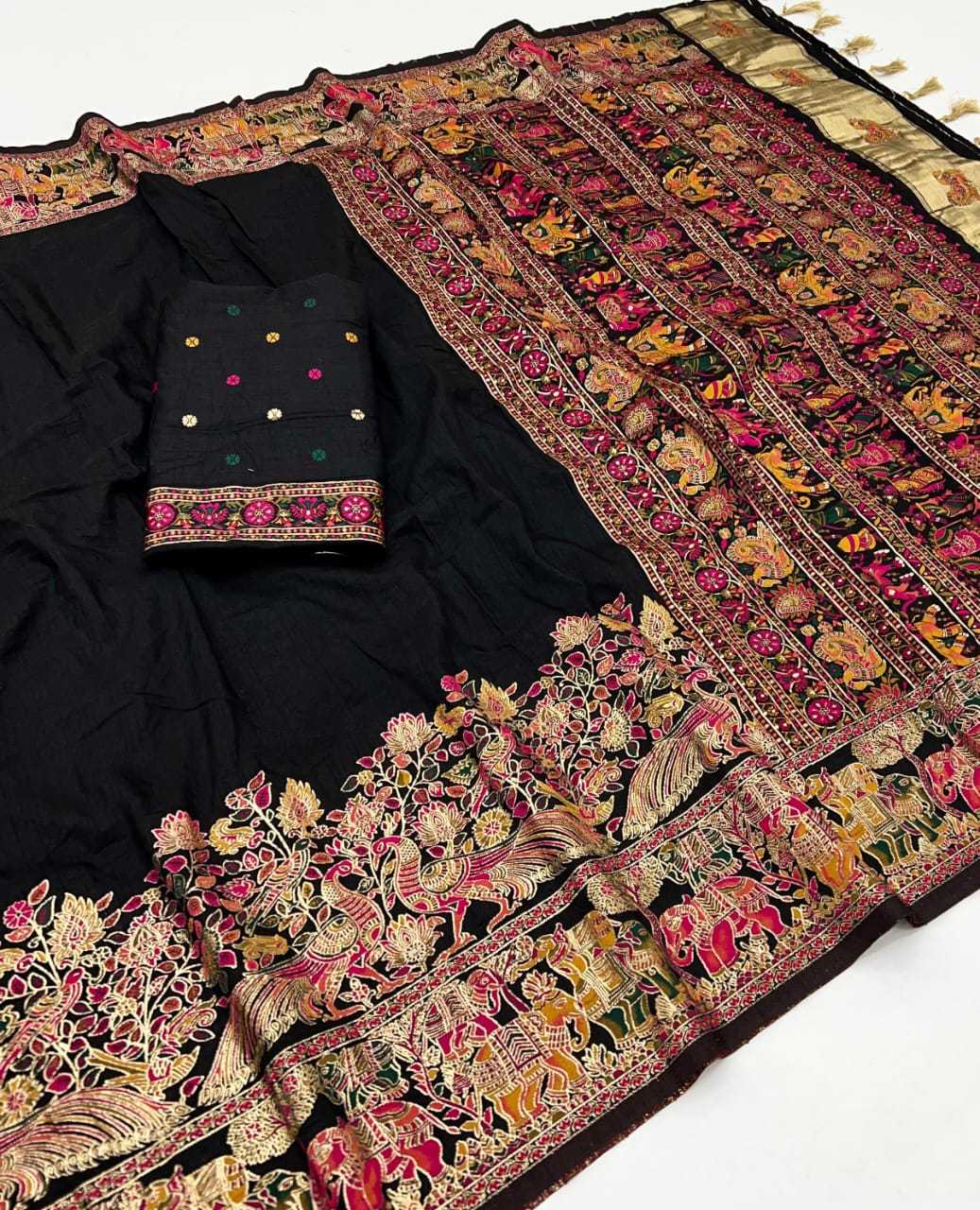 YNF Wholesale Pashmina Zari Border Silk Sarees KESH592 138 | Surat Manufacturer