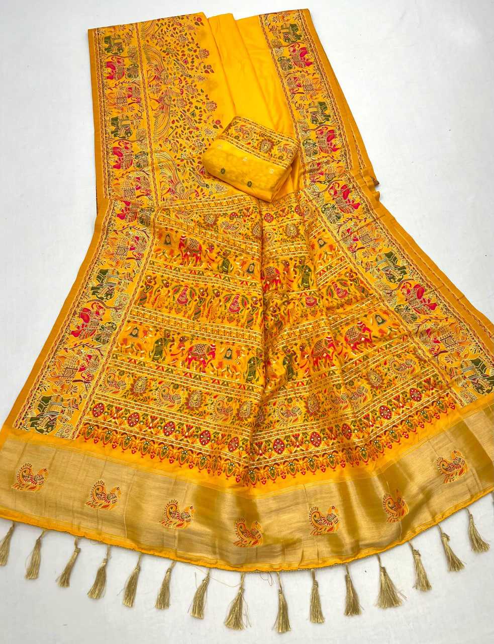 YNF Wholesale Pashmina Zari Border Silk Sarees KESH592 138 | Surat Manufacturer