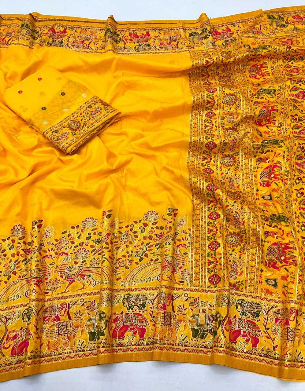 YNF Wholesale Pashmina Zari Border Silk Sarees KESH592 138 | Surat Manufacturer