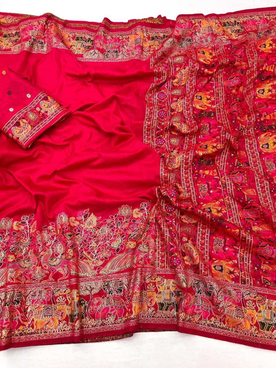 YNF Wholesale Pashmina Zari Border Silk Sarees KESH592 138 | Surat Manufacturer