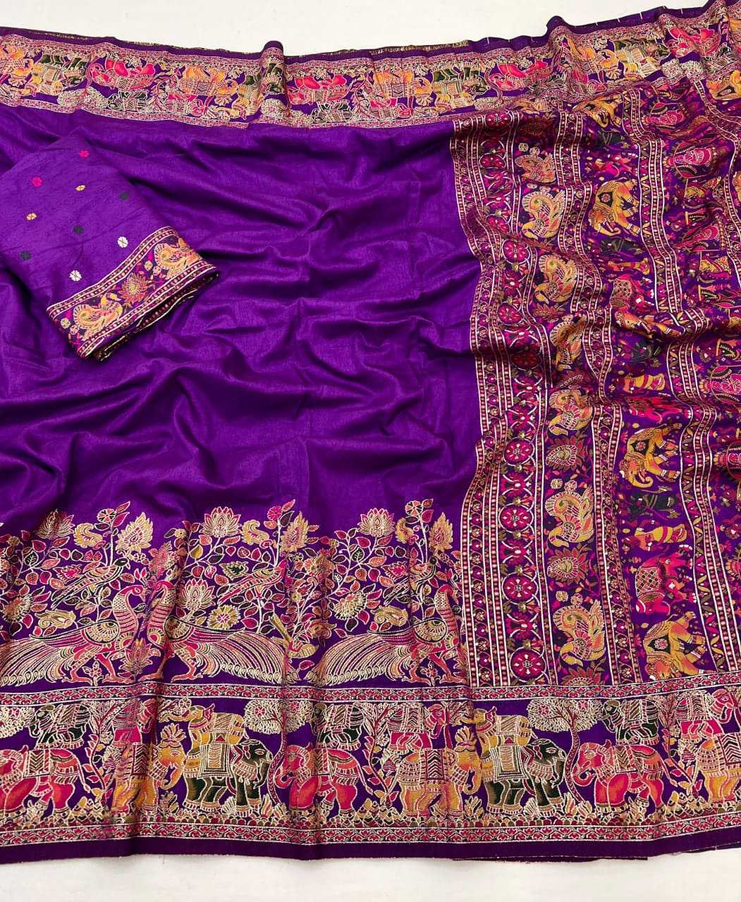 YNF Wholesale Pashmina Zari Border Silk Sarees KESH592 138 | Surat Manufacturer