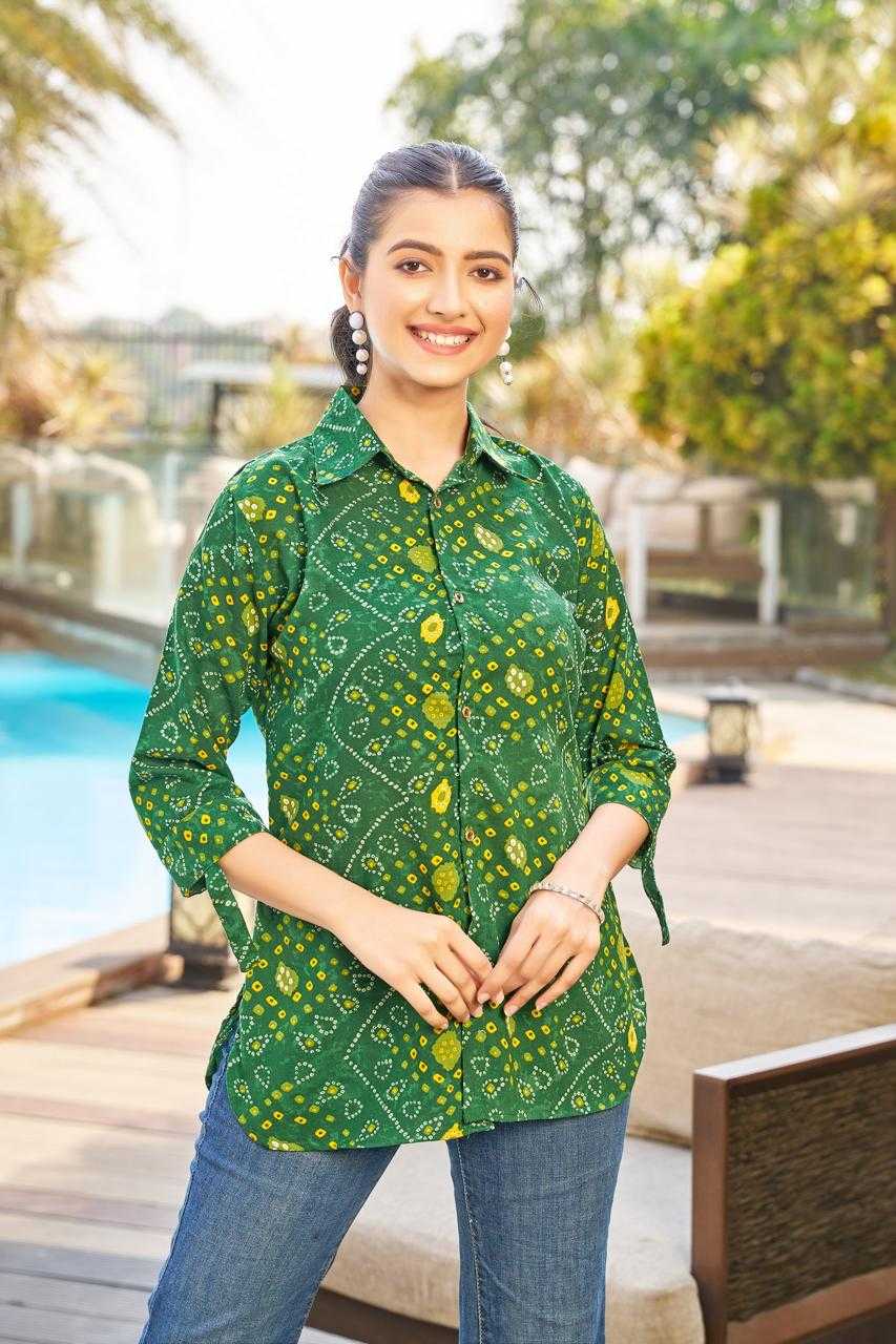 YNF Wholesale Poly Rayon Women Shirts KESH102 02 | Surat Manufacturer