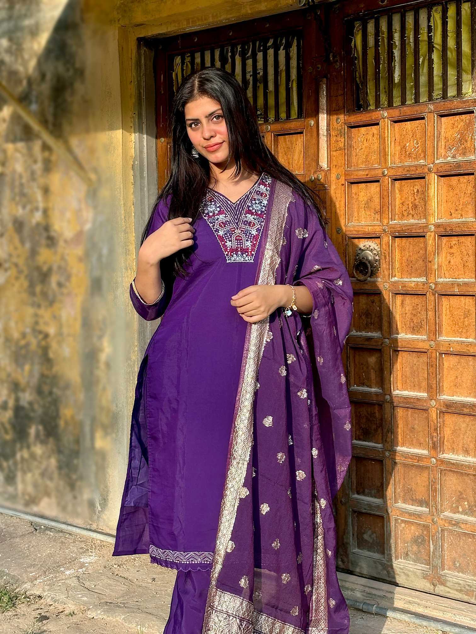 YNF Wholesale Premium Roman Silk Embroidery Suits KESH422 V MULTI | Surat Manufacturer