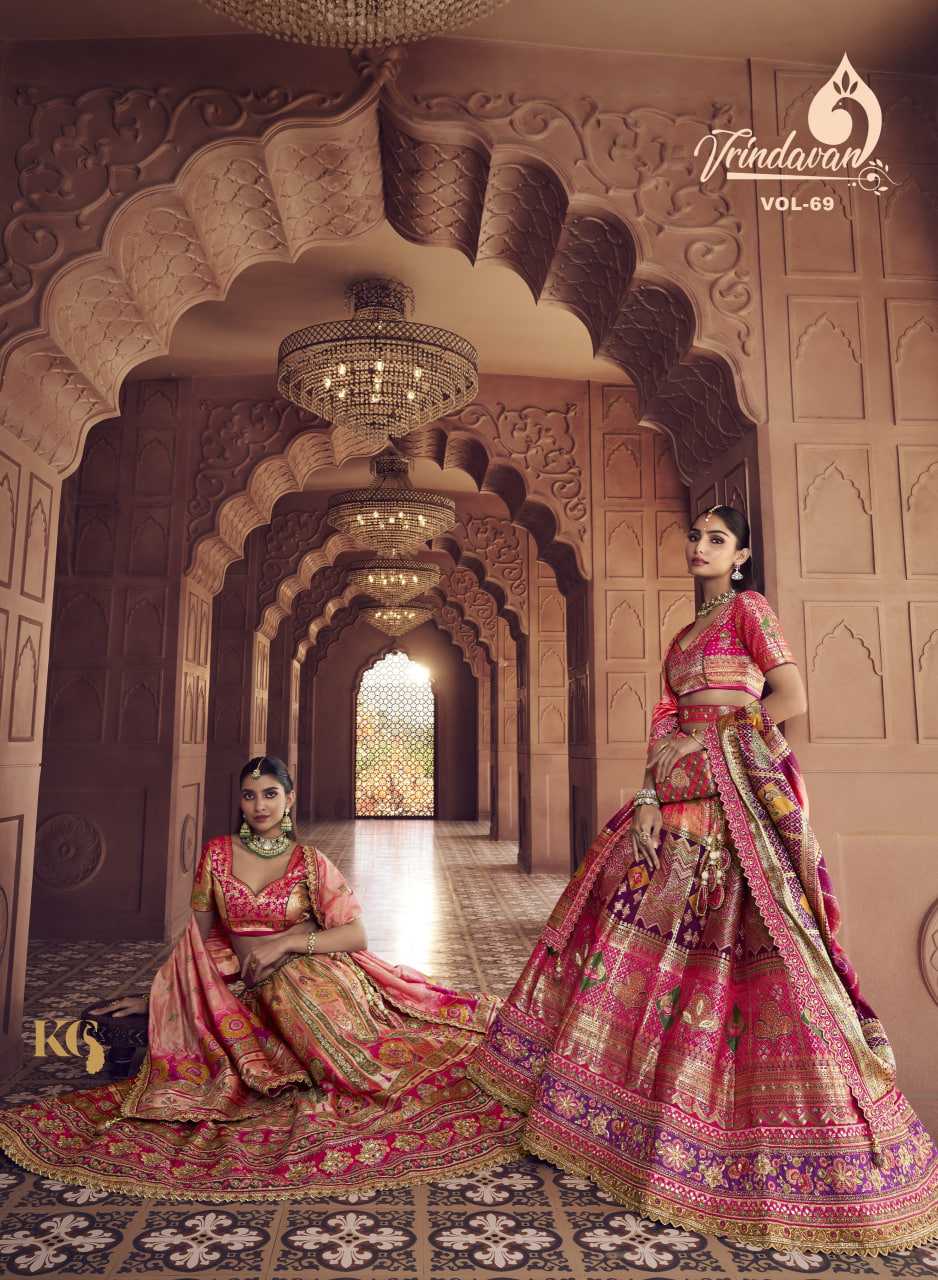 YNF Wholesale Premium Silk Silk Lehenga KESH113 Royal Vrindavan Vol 69 | Surat Manufacturer