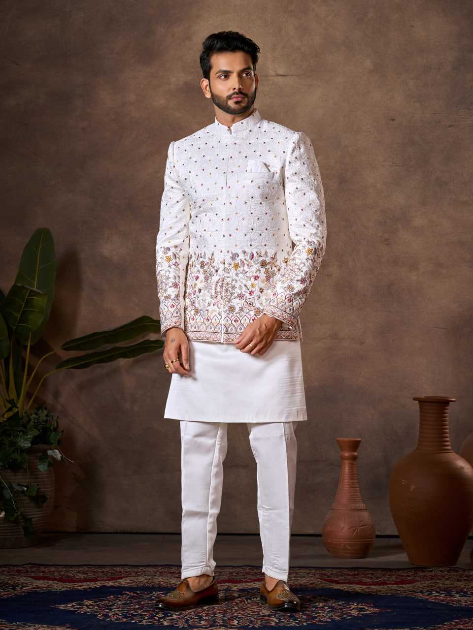 YNF Wholesale Premium Silk Embroidered Kurta Pajama RIN223 1761 | Surat Manufacturer