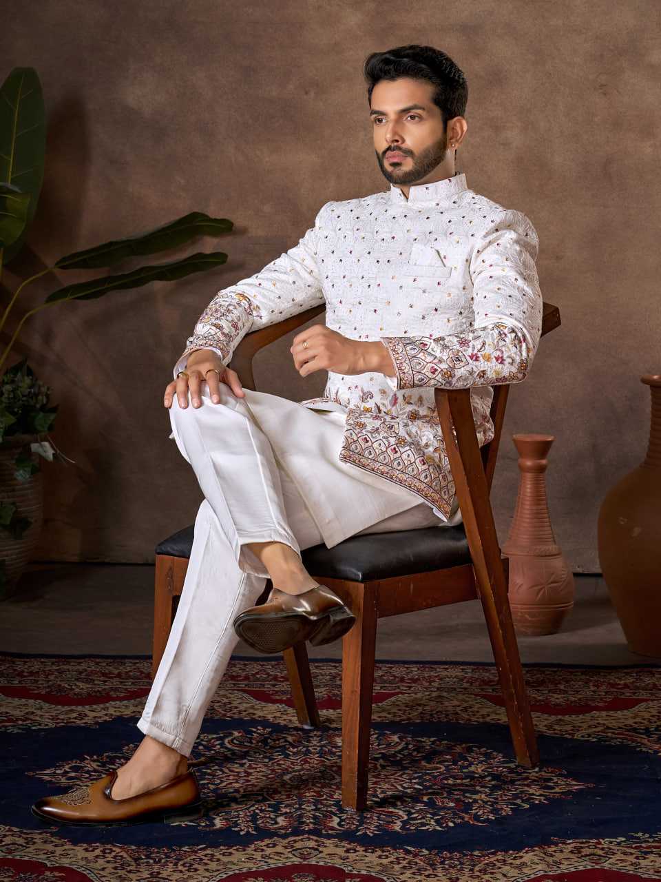 YNF Wholesale Premium Silk Embroidered Kurta Pajama RIN223 1761 | Surat Manufacturer