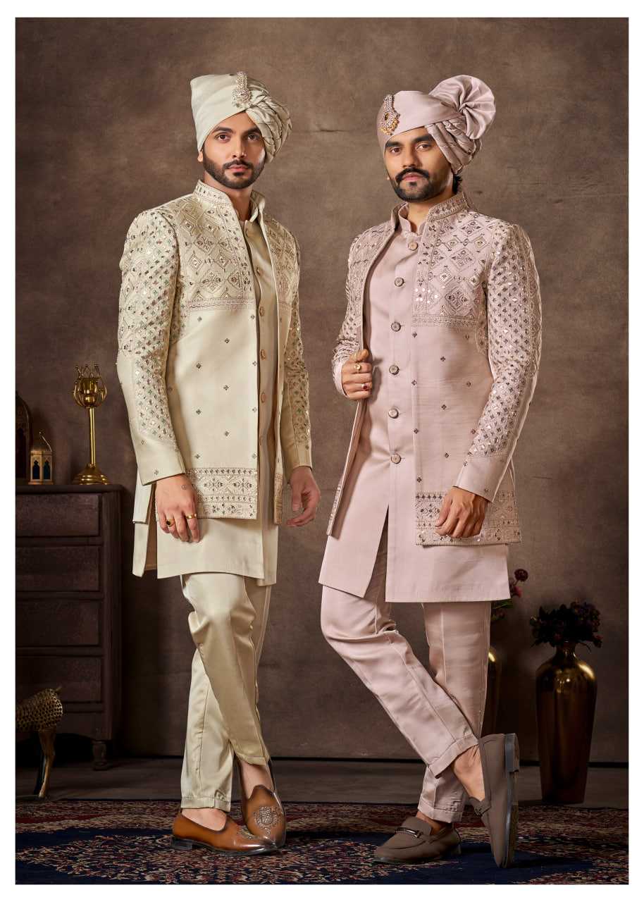 YNF Wholesale Premium Silk Indo Western RIN223 1765A 1766 | Surat Manufacturer