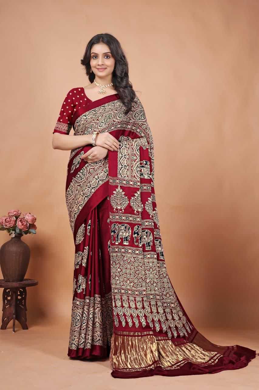 YNF Wholesale Pure Bandhej Printed Sarees KESH576 034 | Surat Manufacturer
