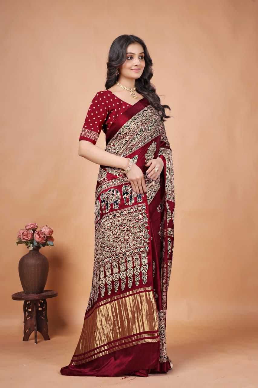 YNF Wholesale Pure Bandhej Printed Sarees KESH576 034 | Surat Manufacturer