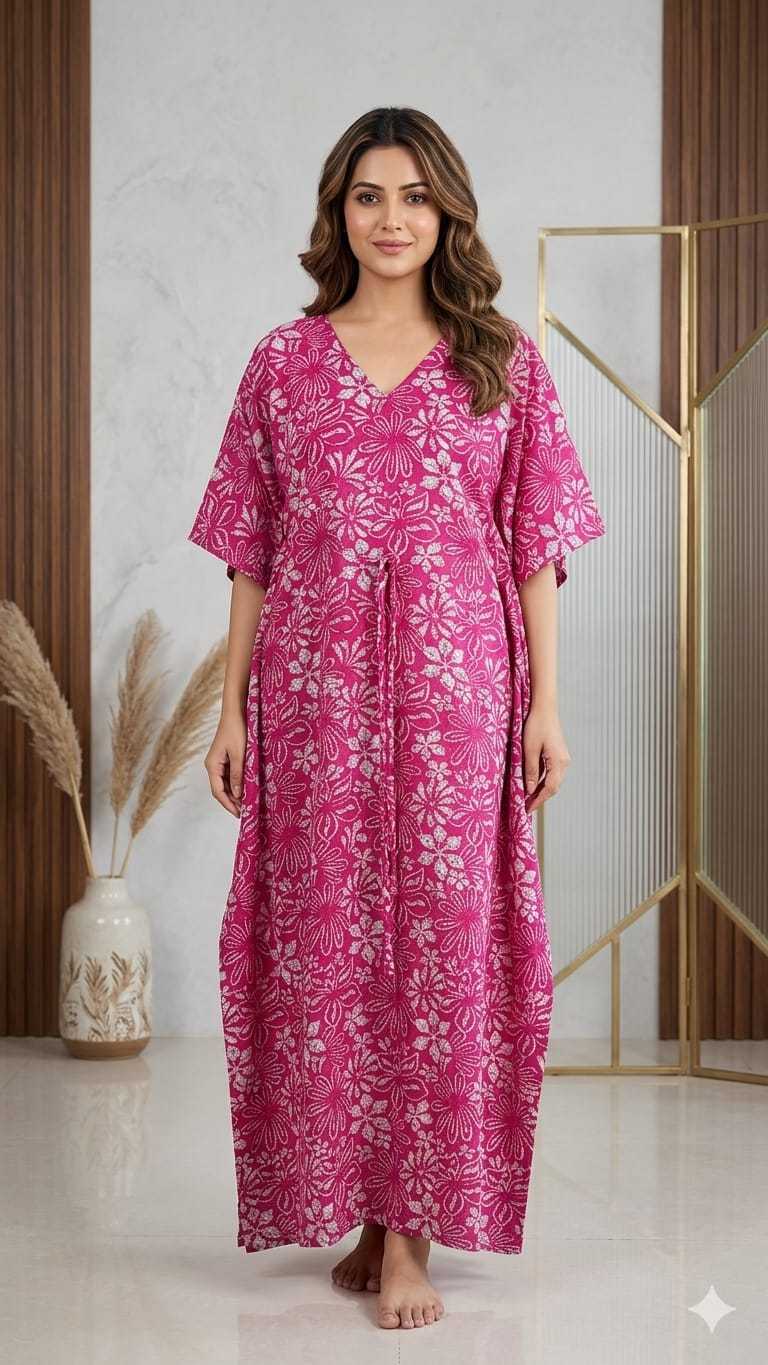 YNF Wholesale Pure Cotton Night Wear KESH585 007 | Surat Manufacturer