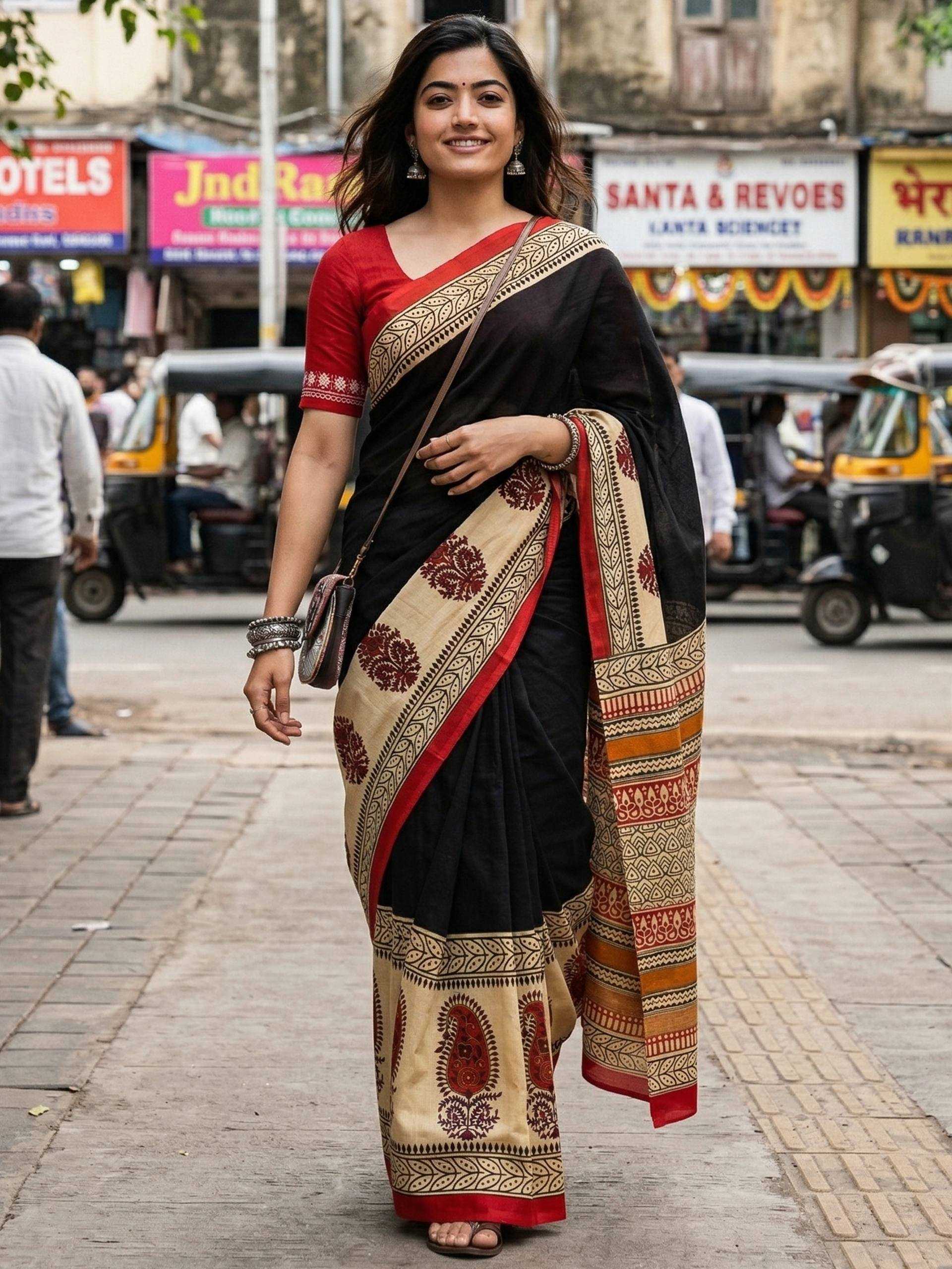YNF Wholesale Pure Cotton Ajrakh Sarees RIN229 FANCY | Surat Manufacturer