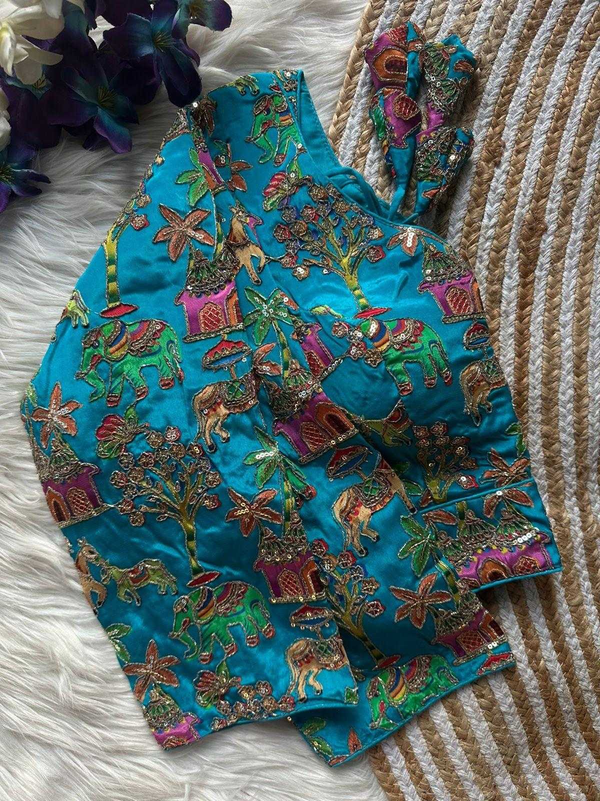 YNF Wholesale Pure Crepe V-Neck Blouses KESH426 POSITION BLOUSE | Surat Manufacturer