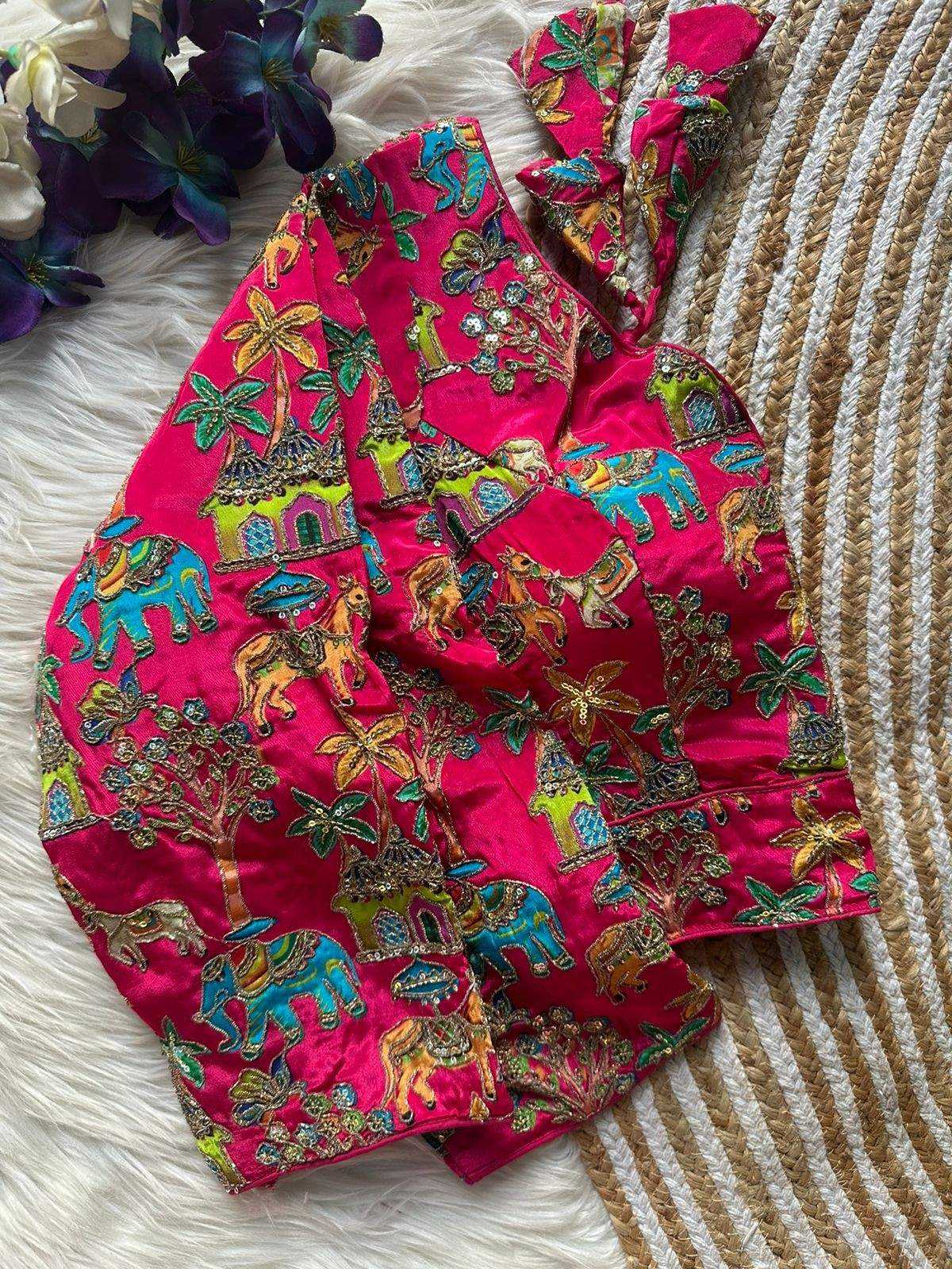 YNF Wholesale Pure Crepe V-Neck Blouses KESH426 POSITION BLOUSE | Surat Manufacturer