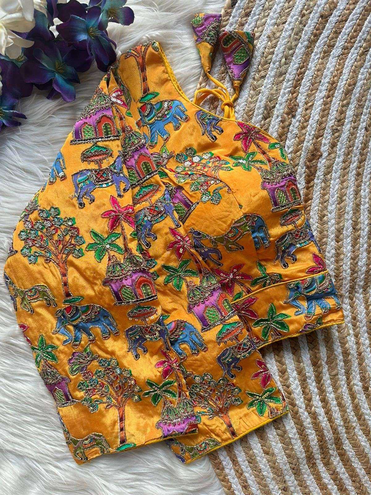 YNF Wholesale Pure Crepe V-Neck Blouses KESH426 POSITION BLOUSE | Surat Manufacturer