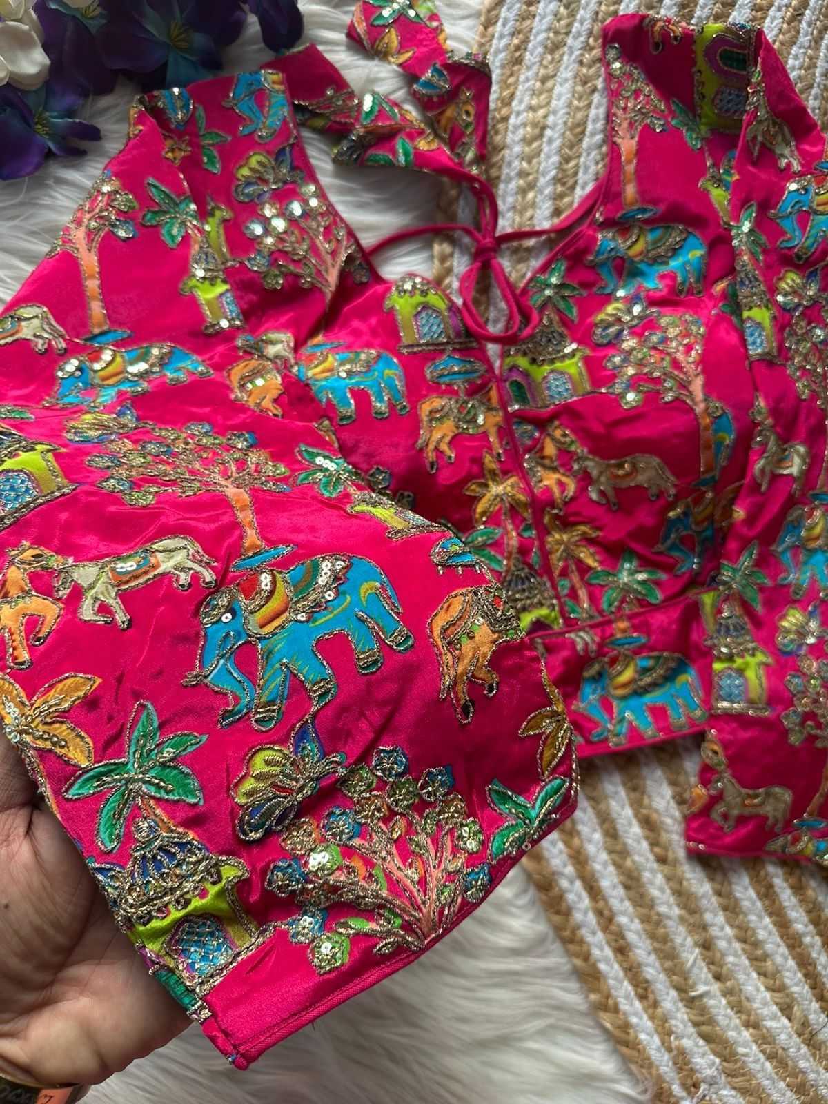 YNF Wholesale Pure Crepe V-Neck Blouses KESH426 POSITION BLOUSE | Surat Manufacturer