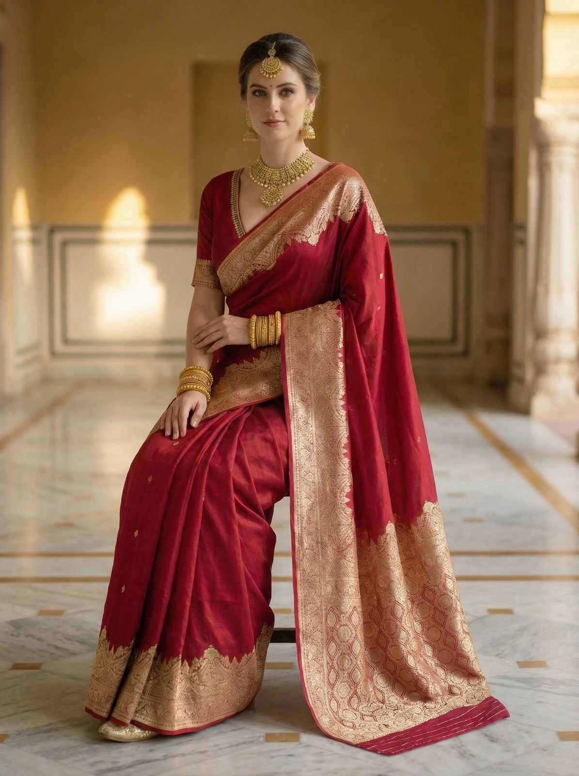 YNF Wholesale Pure Silk Kanchipuram Sarees KESH672 plain body | Surat Manufacturer