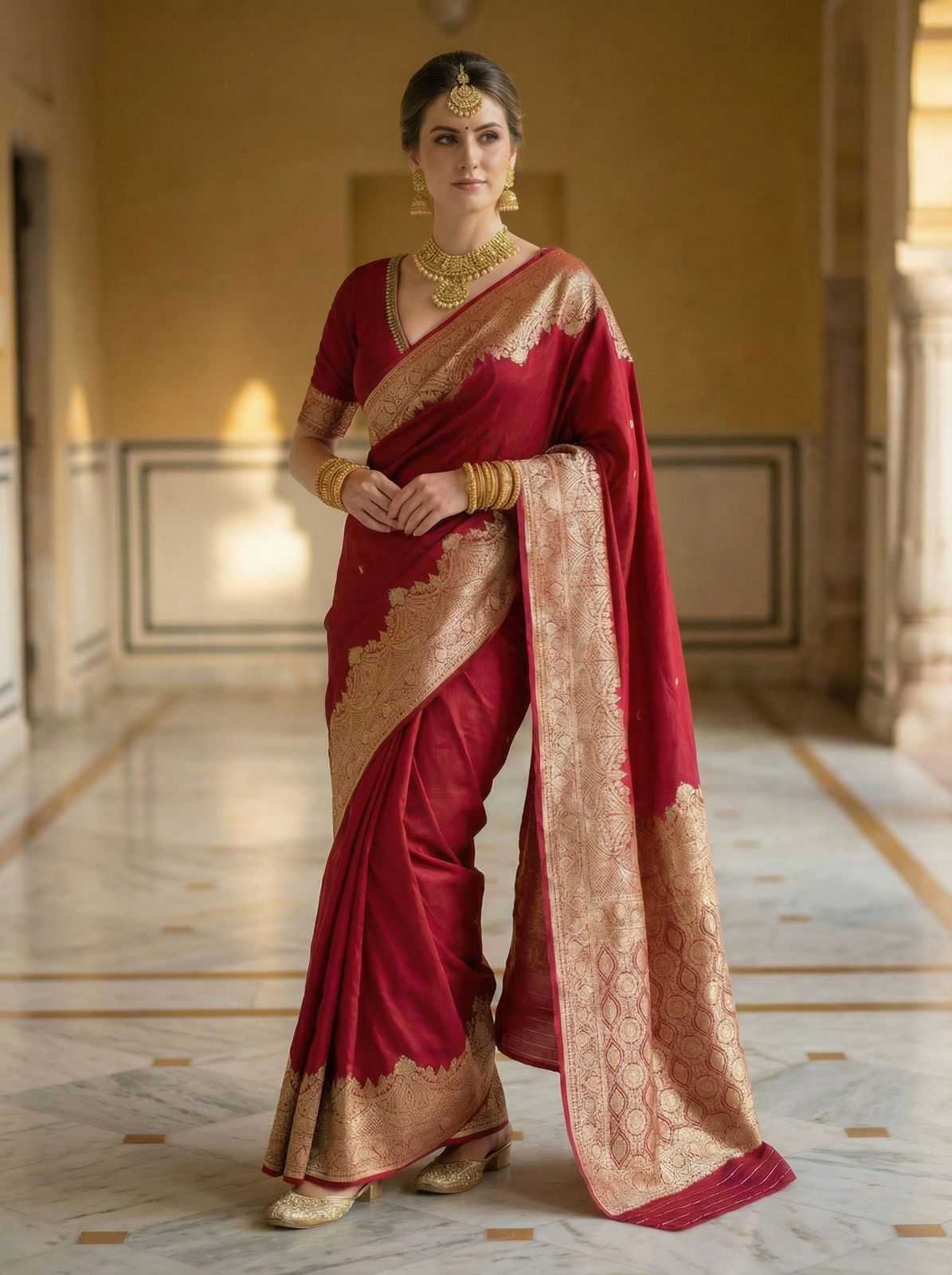 YNF Wholesale Pure Silk Kanchipuram Sarees KESH672 plain body | Surat Manufacturer