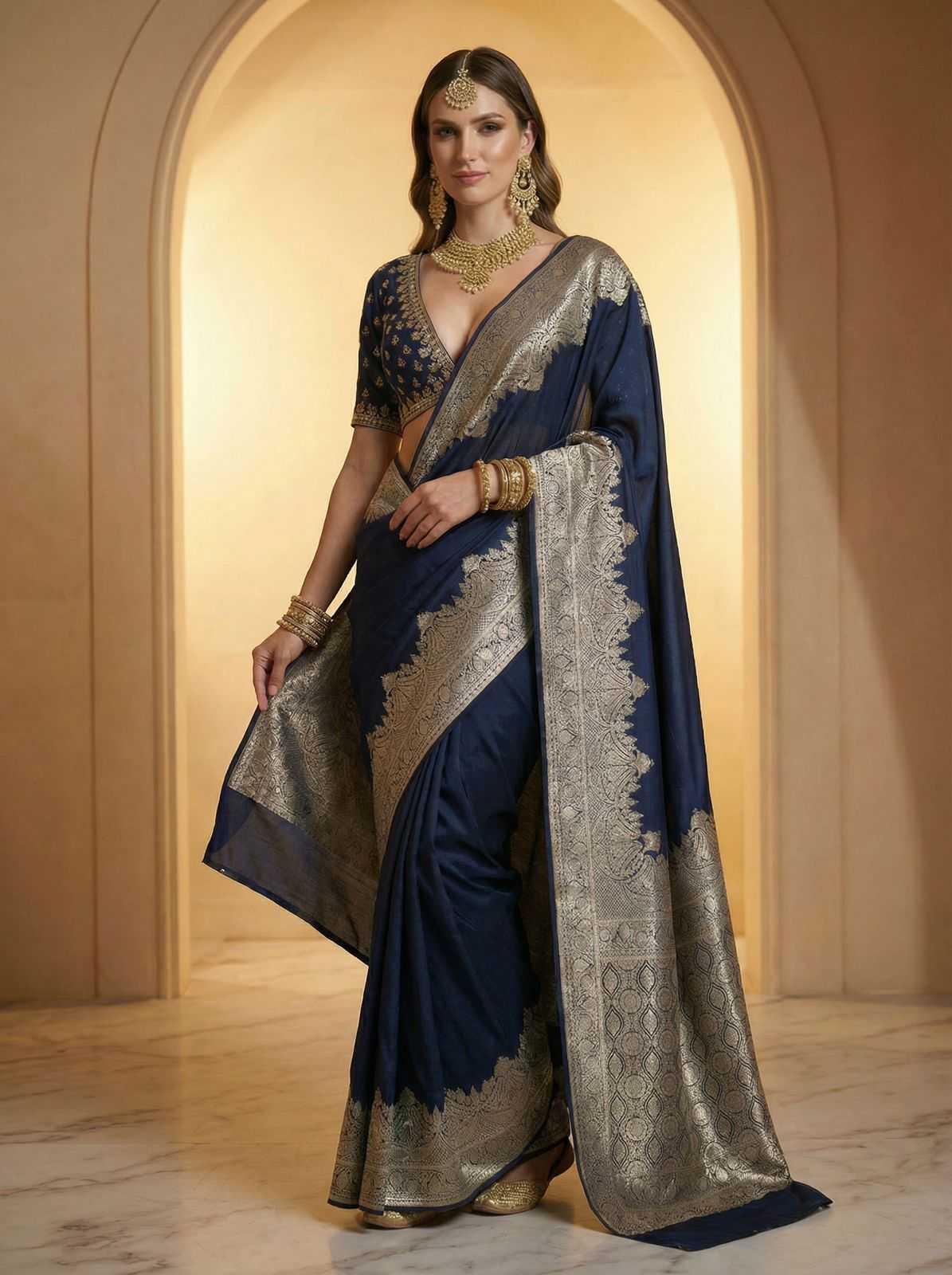YNF Wholesale Pure Silk Kanchipuram Sarees KESH672 plain body | Surat Manufacturer