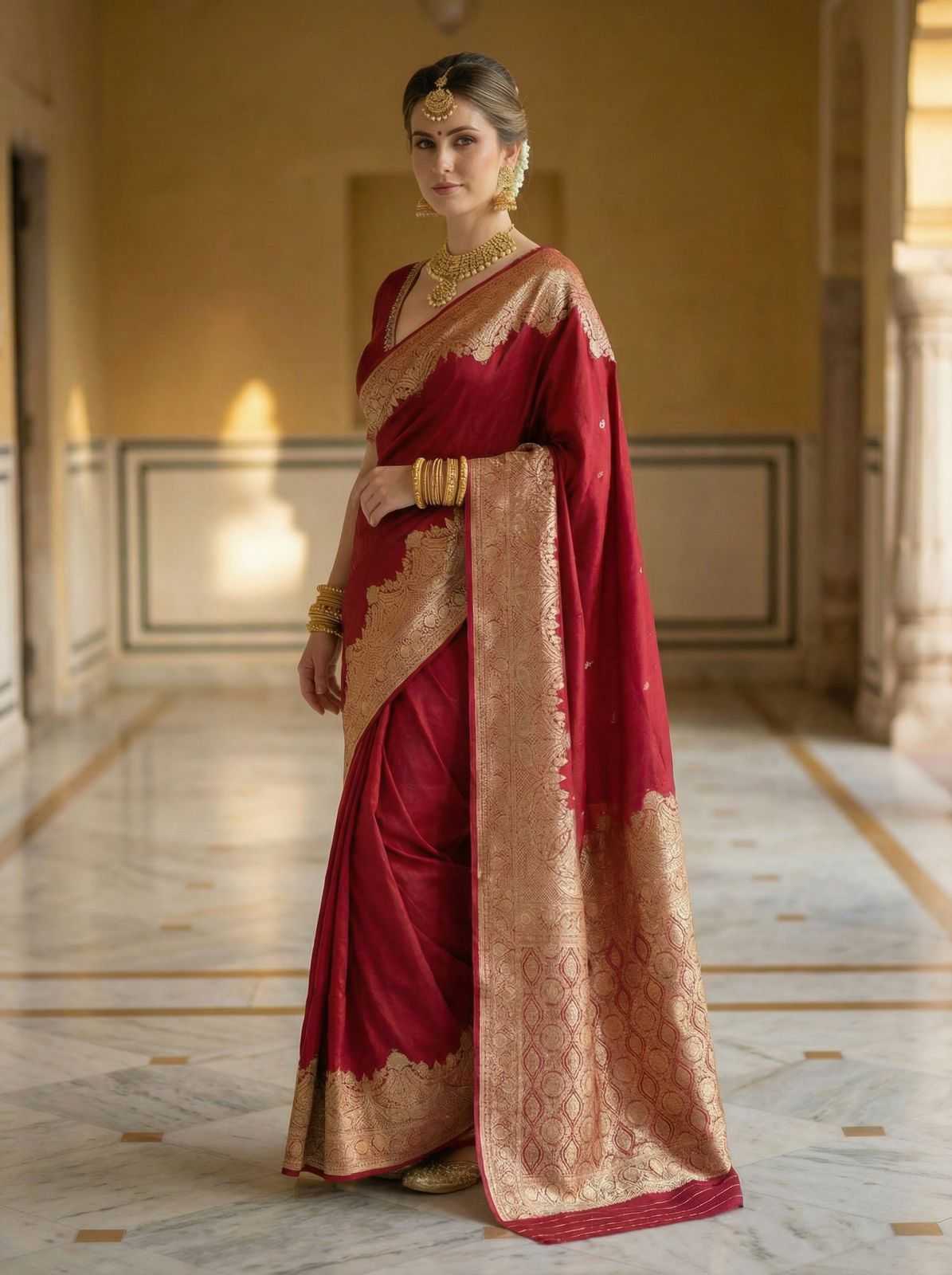 YNF Wholesale Pure Silk Kanchipuram Sarees KESH672 plain body | Surat Manufacturer