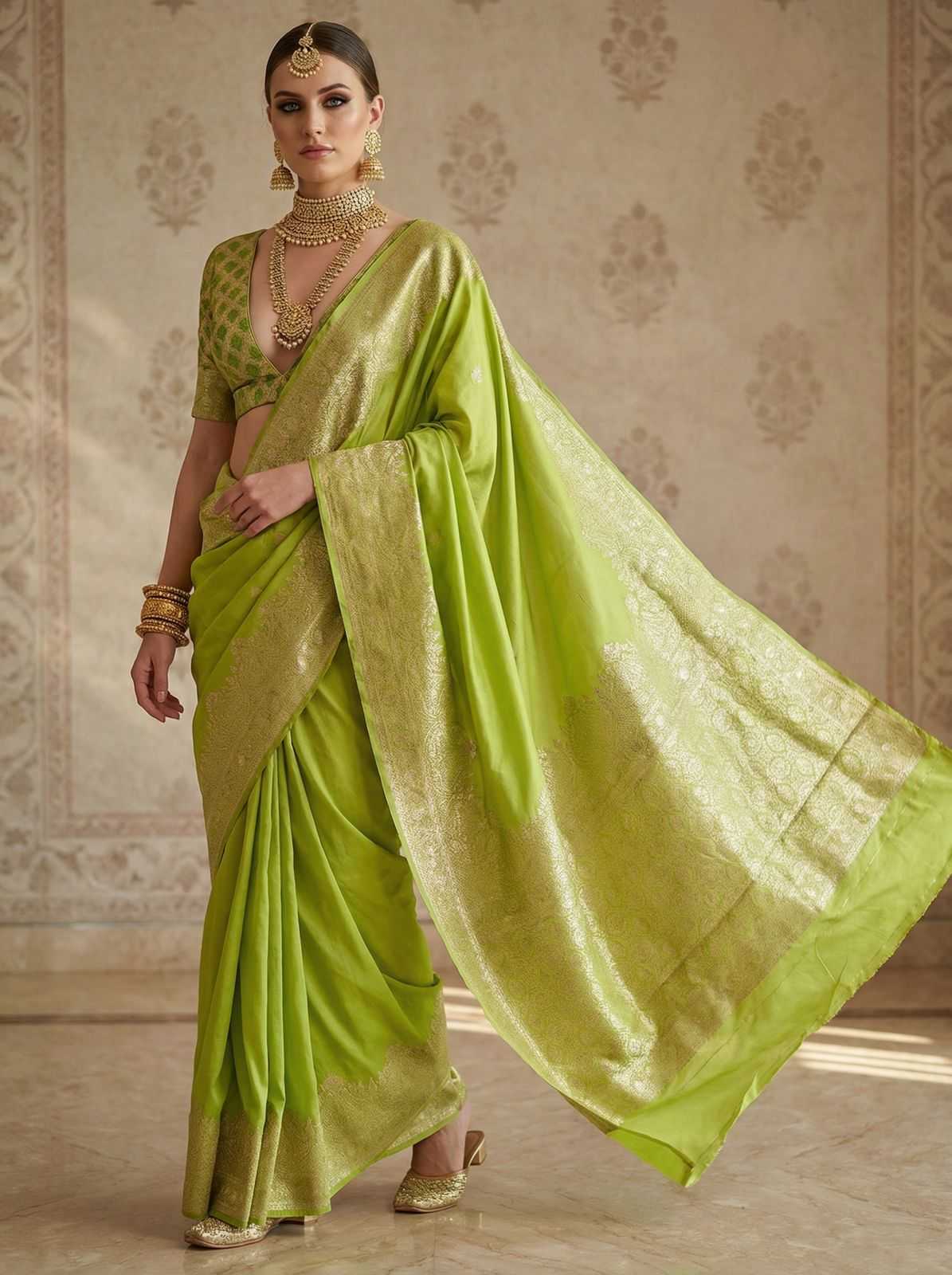 YNF Wholesale Pure Silk Kanchipuram Sarees KESH672 plain body | Surat Manufacturer