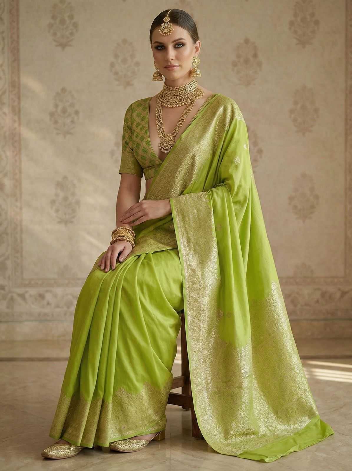 YNF Wholesale Pure Silk Kanchipuram Sarees KESH672 plain body | Surat Manufacturer