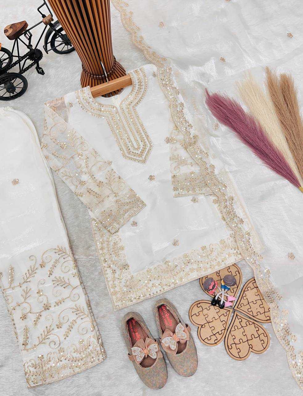 YNF Wholesale Pure Silk Kids Sharara RIN234 244 | Surat Manufacturer