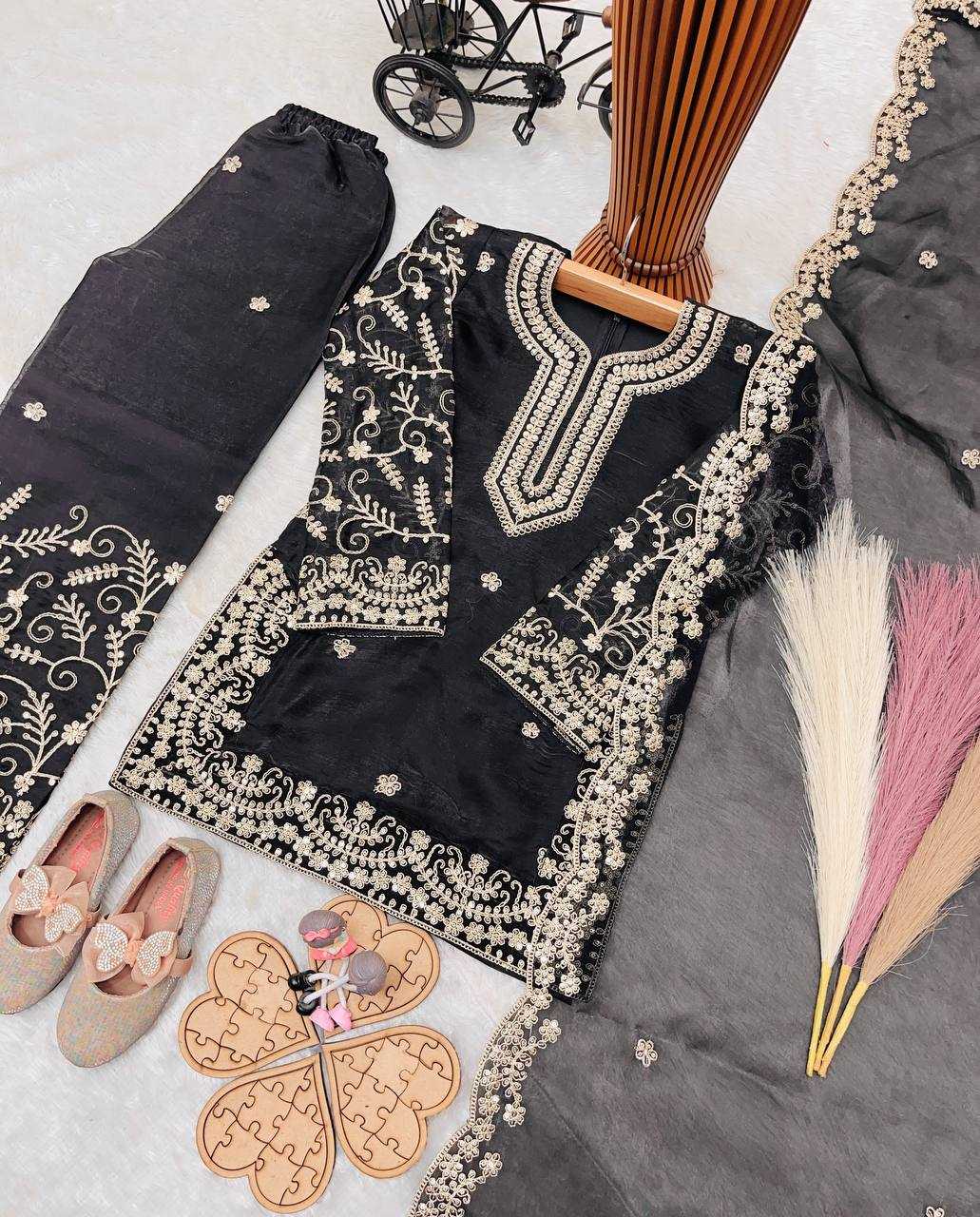 YNF Wholesale Pure Silk Kids Sharara RIN234 244 | Surat Manufacturer