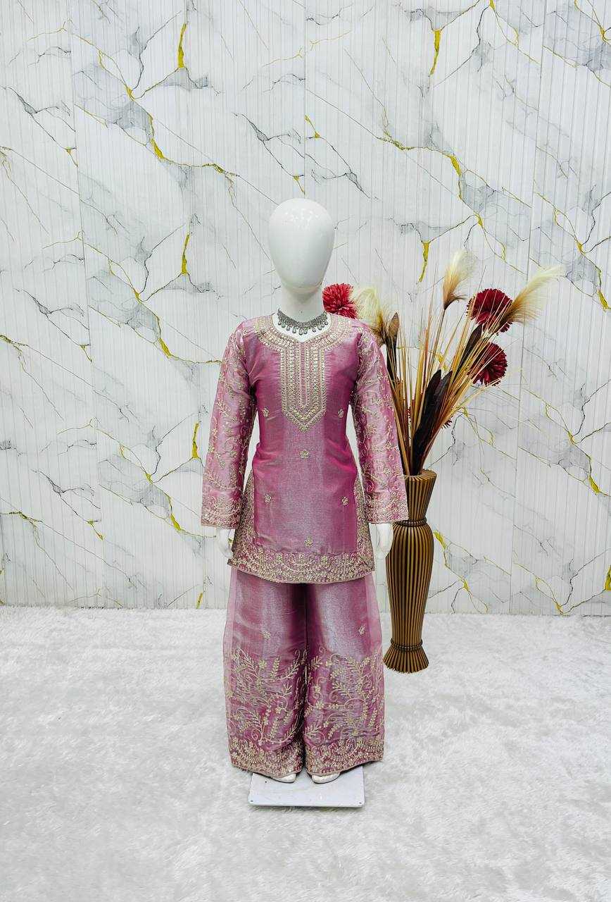 YNF Wholesale Pure Silk Kids Sharara RIN234 244 | Surat Manufacturer