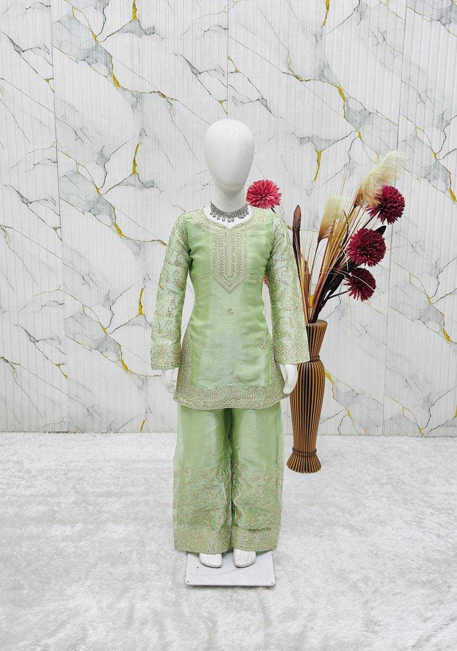 YNF Wholesale Pure Silk Kids Sharara RIN234 244 | Surat Manufacturer