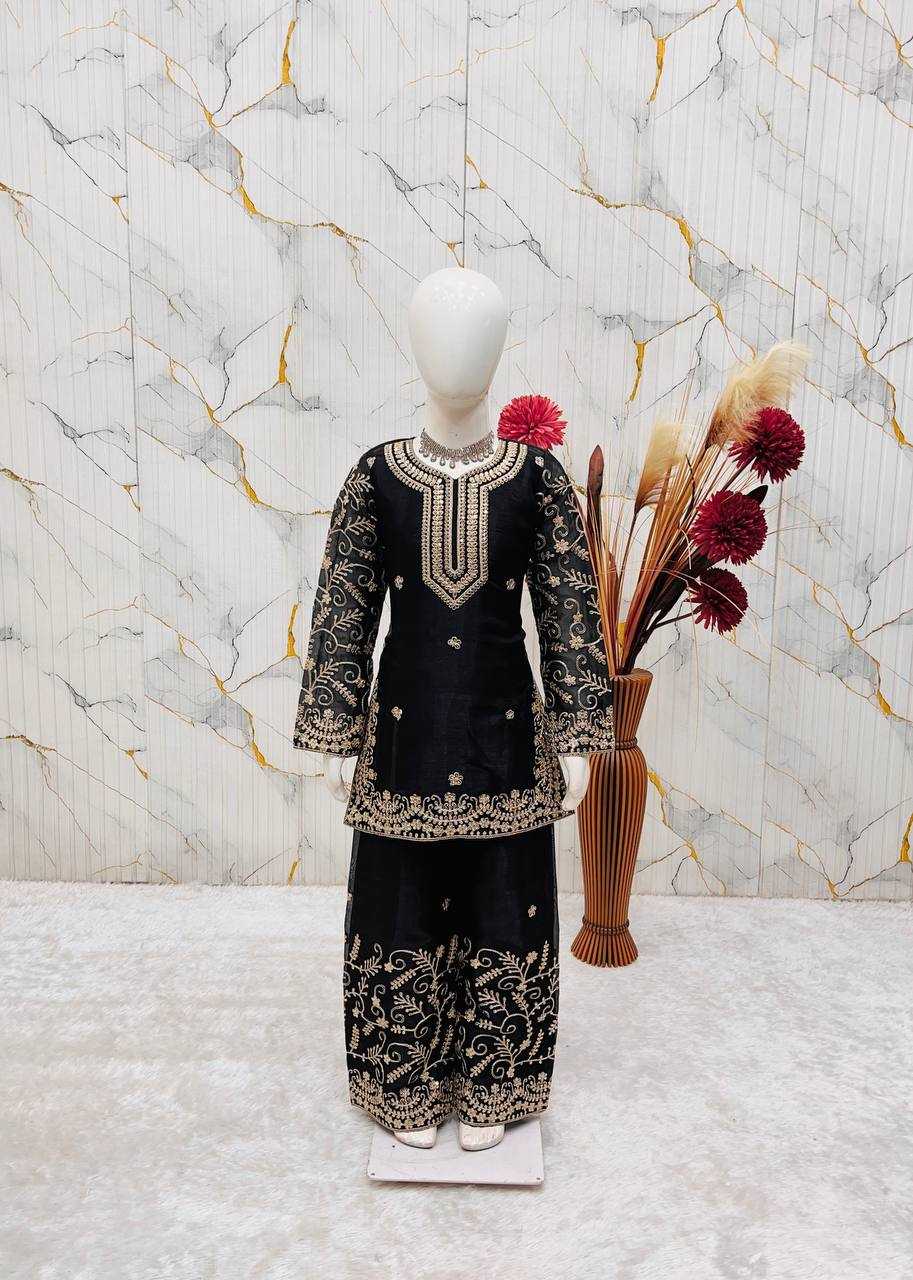 YNF Wholesale Pure Silk Kids Sharara RIN234 244 | Surat Manufacturer