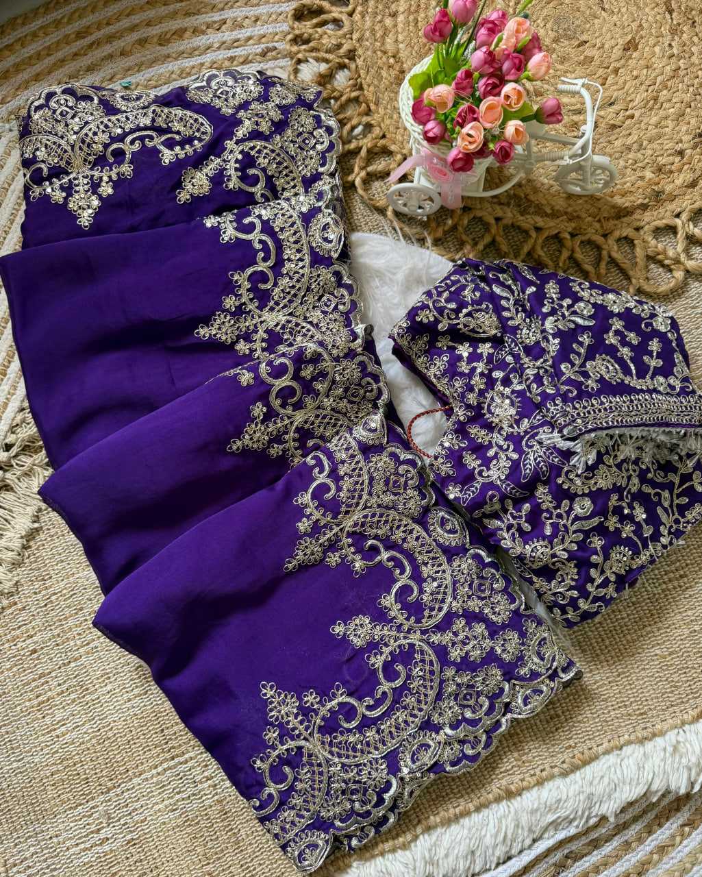 YNF Wholesale Rangoli Silk Embroidered Sarees RIN164 142 | Surat Manufacturer
