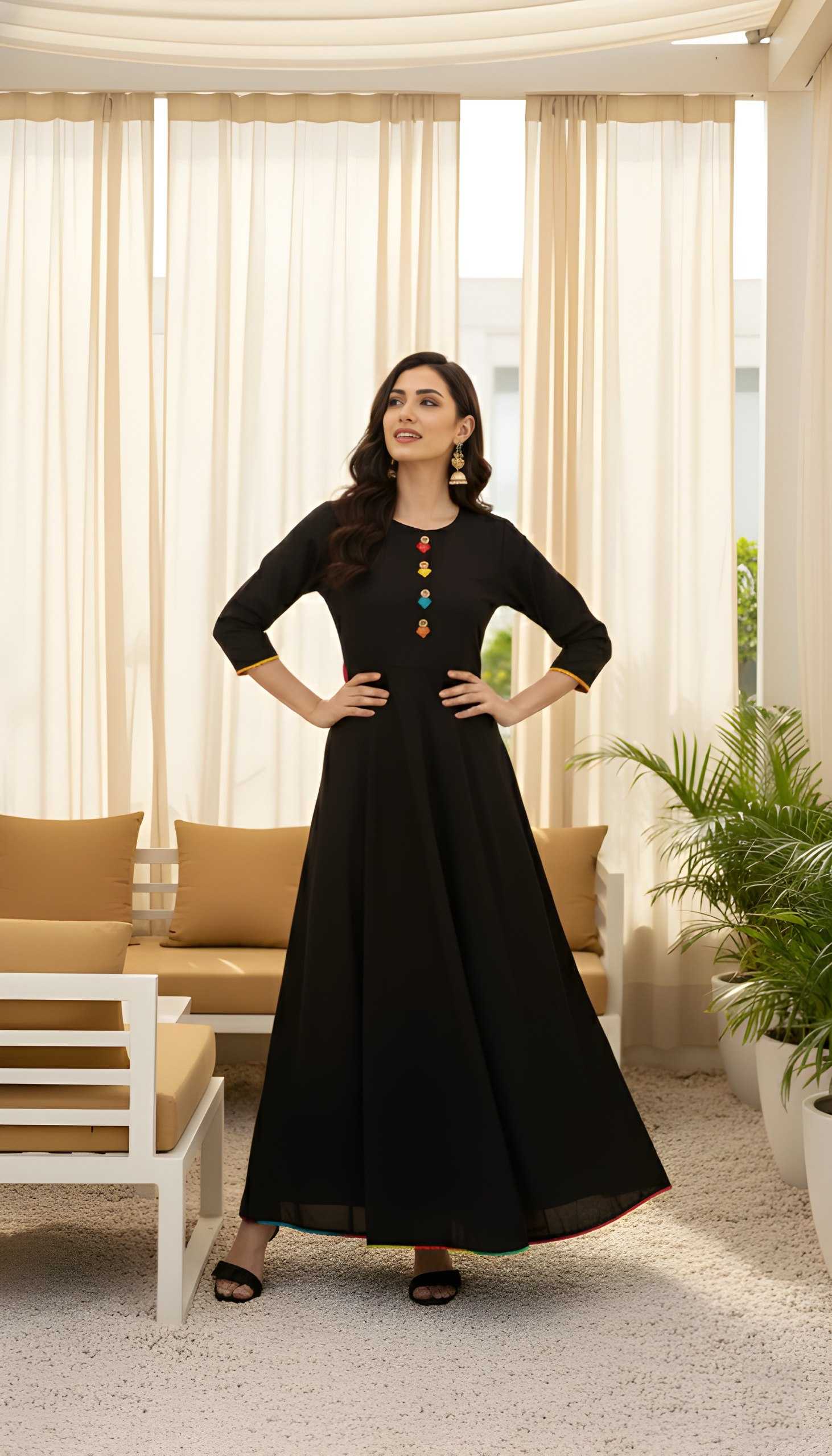 YNF Wholesale Rayon Designer Kurtis KESH559 701 | Surat Manufacturer