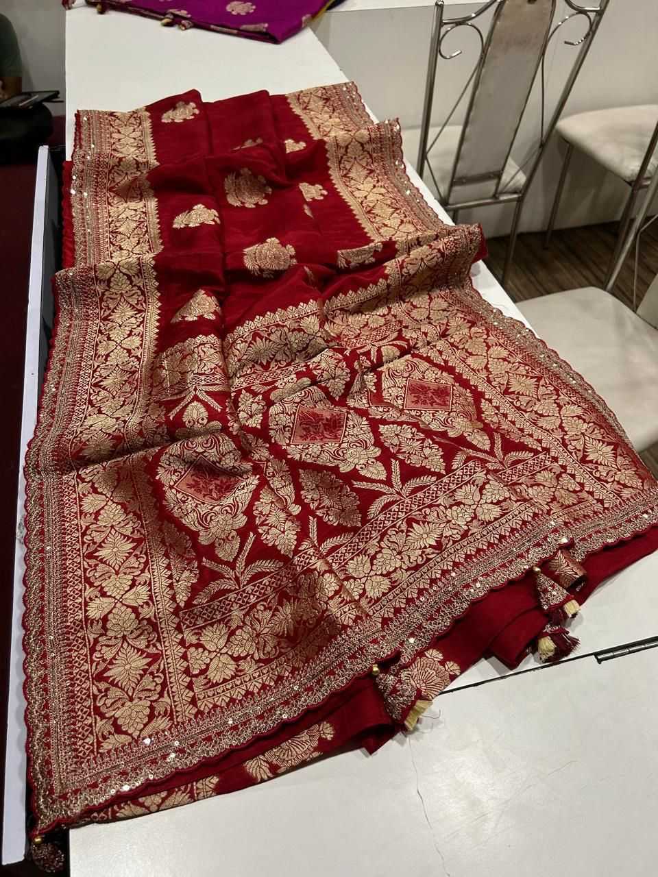 YNF Wholesale Russian Silk Fancy Sarees KESH484 126 | Surat Manufacturer