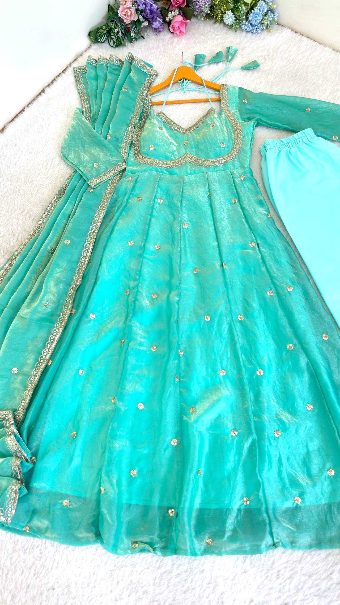 YNF Wholesale Satin Party Gowns KESH513 583 | Surat Manufacturer