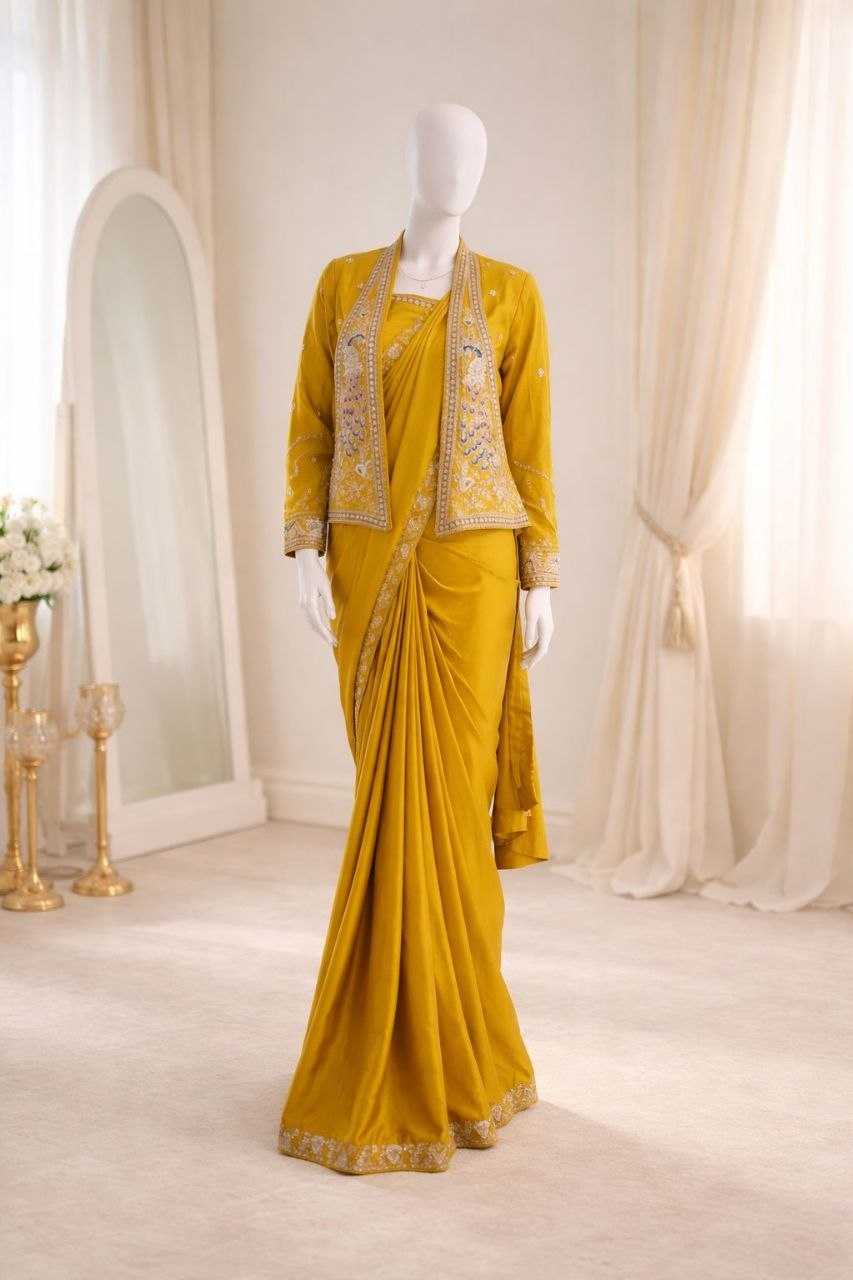 YNF Wholesale Satin Crape Satin Sarees KESH591 256 | Surat Manufacturer