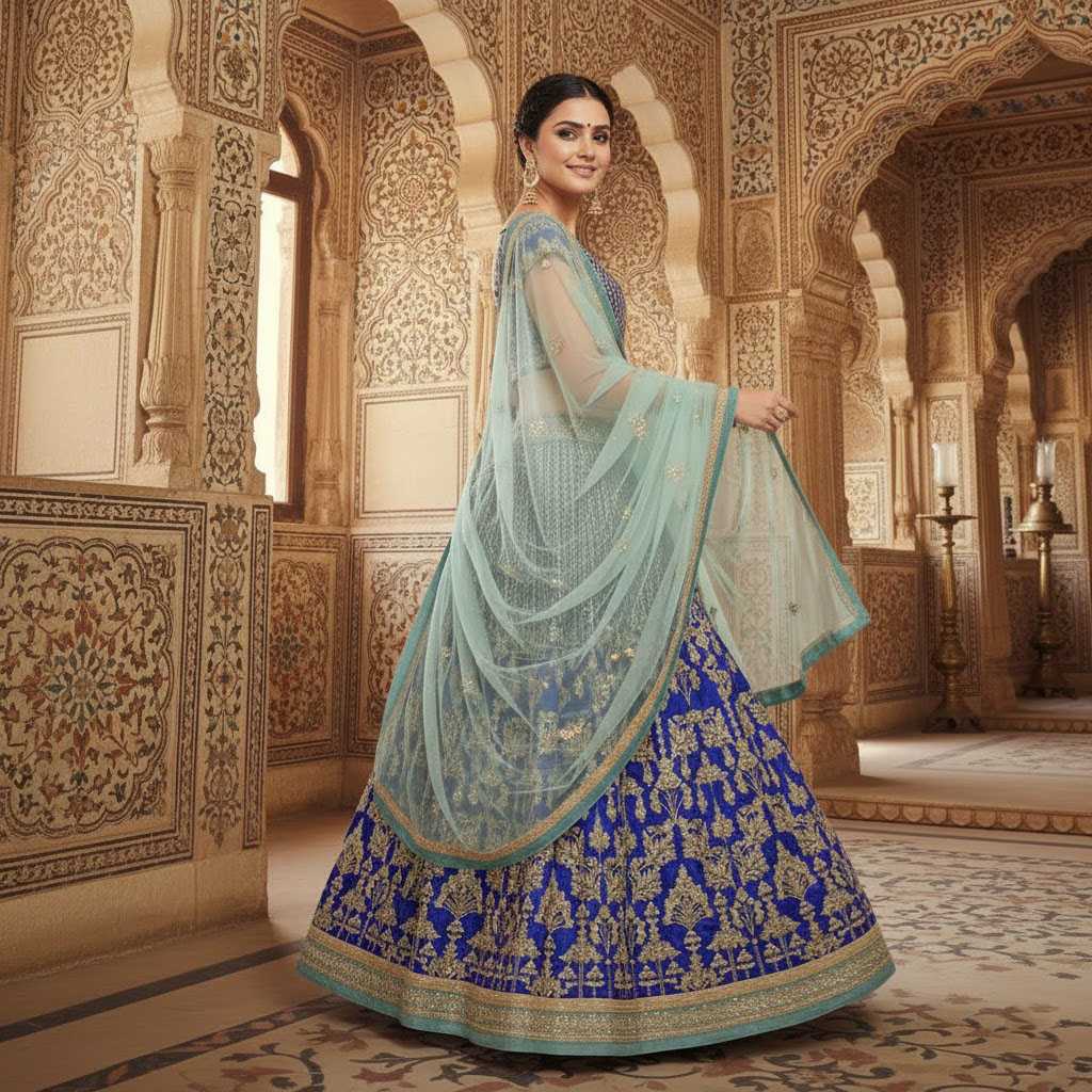 YNF Wholesale Satin Silk Designer Lehenga KESH108 V3-182 | Surat Manufacturer