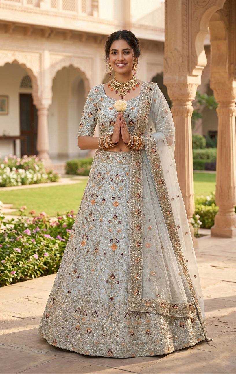 YNF Wholesale Satin Silk Embroidered Lehenga KESH512 1839 | Surat Manufacturer