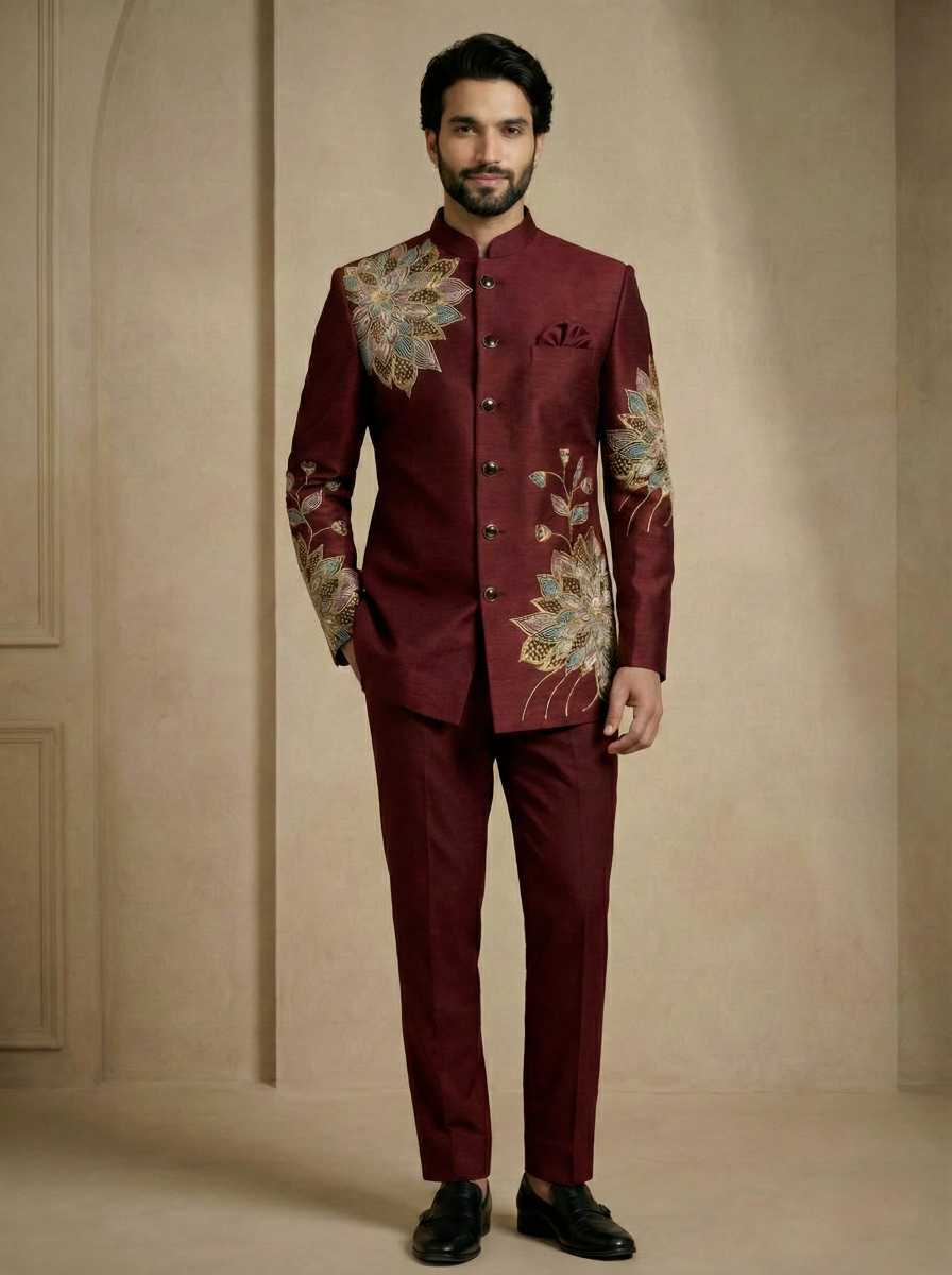YNF Wholesale Satin Silk Mens Suits RIN223 Series 5100 to 510 | Surat Manufacturer