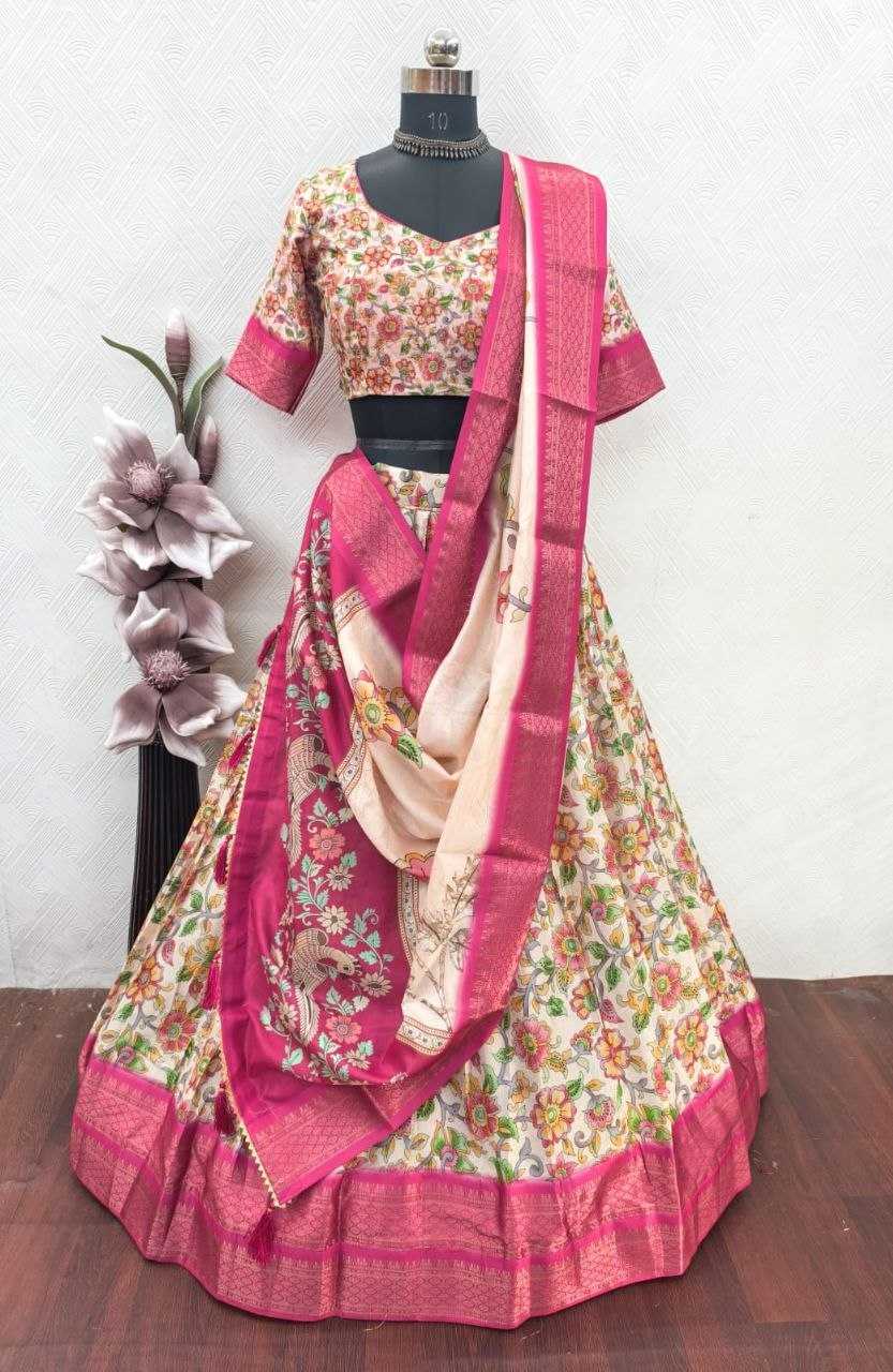 YNF Wholesale Silk Cotton Kalamkari Lehenga KESH723 ANUSHA | Surat Manufacturer