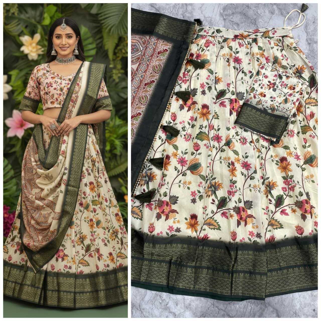 YNF Wholesale Silk Cotton Kalamkari Lehenga KESH723 ANUSHA | Surat Manufacturer