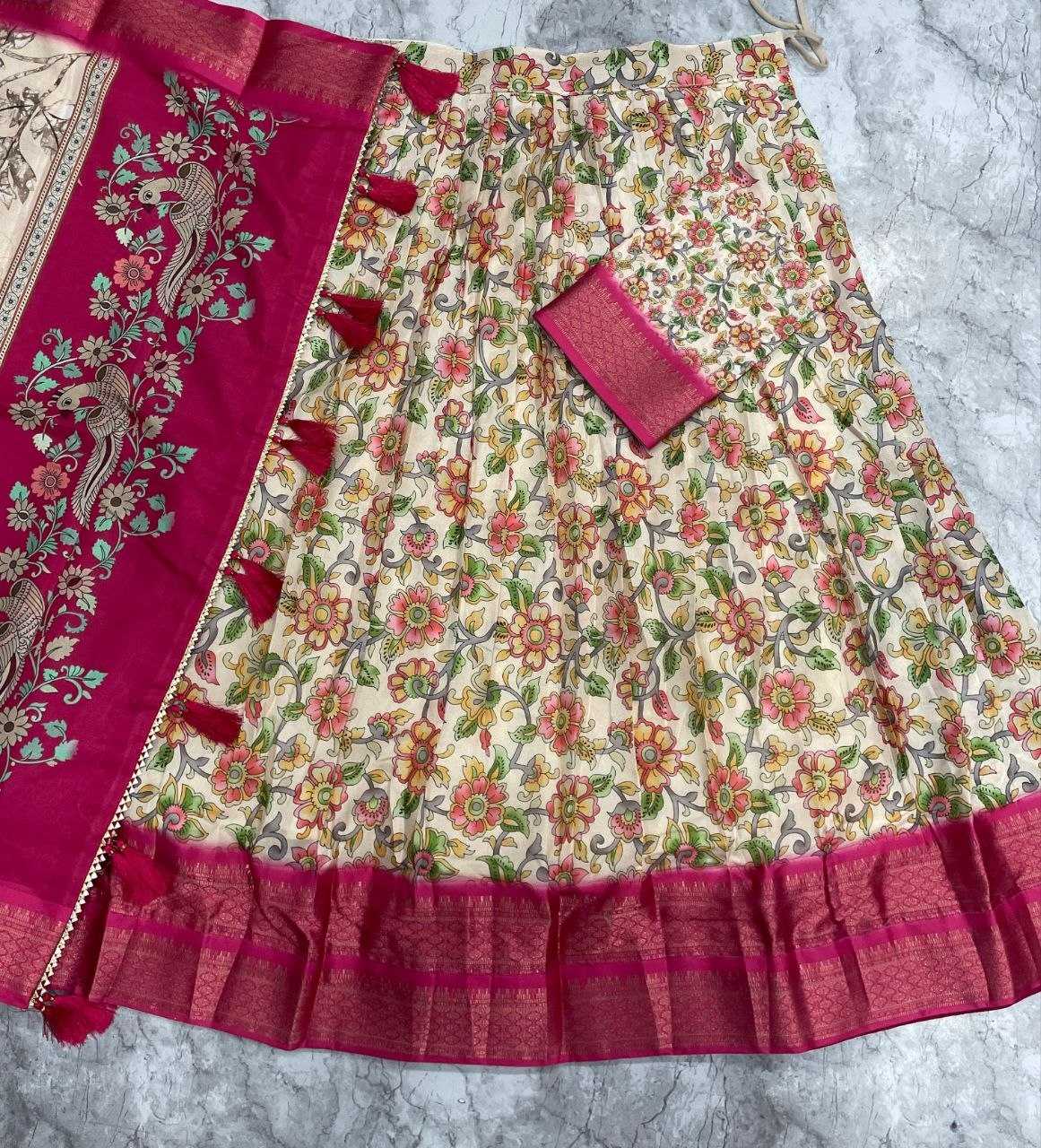 YNF Wholesale Silk Cotton Kalamkari Lehenga KESH723 ANUSHA | Surat Manufacturer