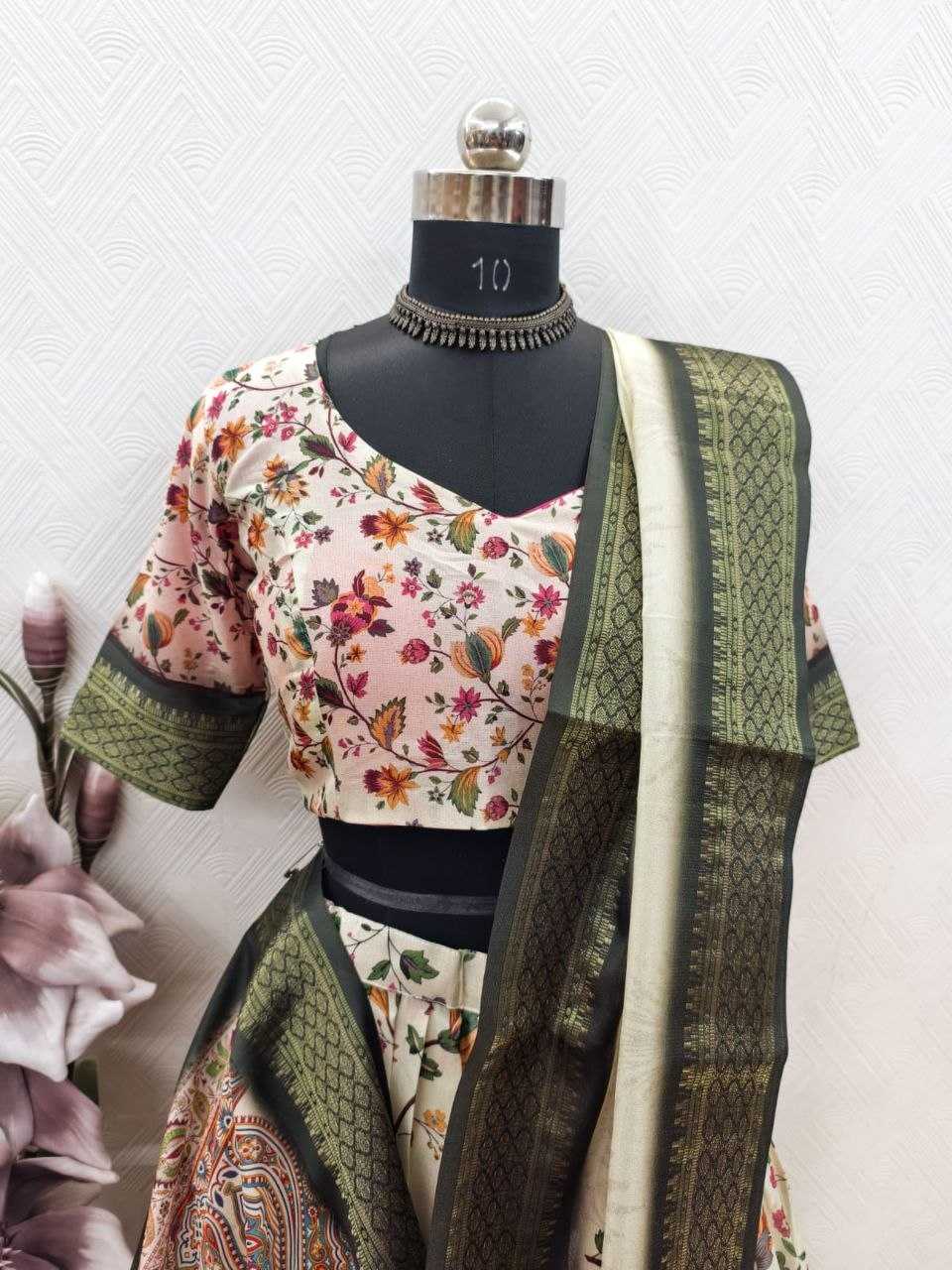YNF Wholesale Silk Cotton Kalamkari Lehenga KESH723 ANUSHA | Surat Manufacturer