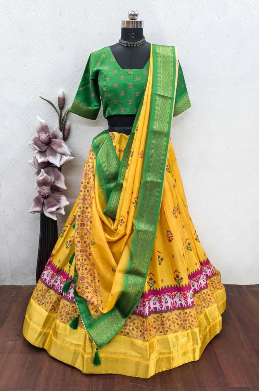 YNF Wholesale Silk Cotton Kalamkari Lehenga KESH723 ANUSHA | Surat Manufacturer