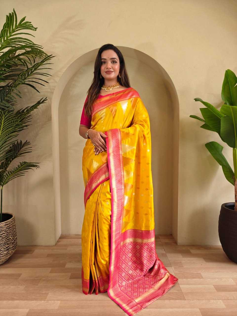 YNF Wholesale Silk Zari Border Silk Sarees KESH249 Ashmita | Surat Manufacturer