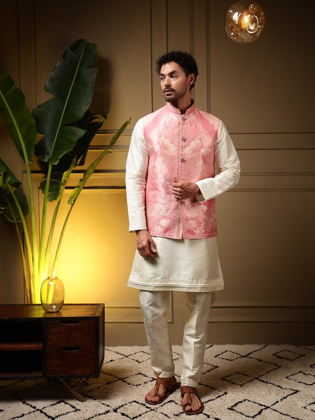 YNF Wholesale Silk Mens Kurtas KESH629 Adrita | Surat Manufacturer